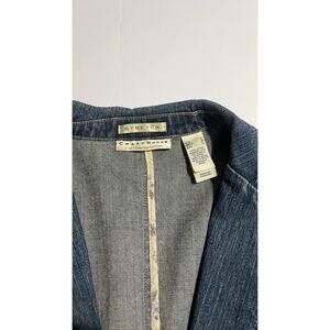 Crazy Horse Liz Claiborne Women's Stretch Denim Jacket L